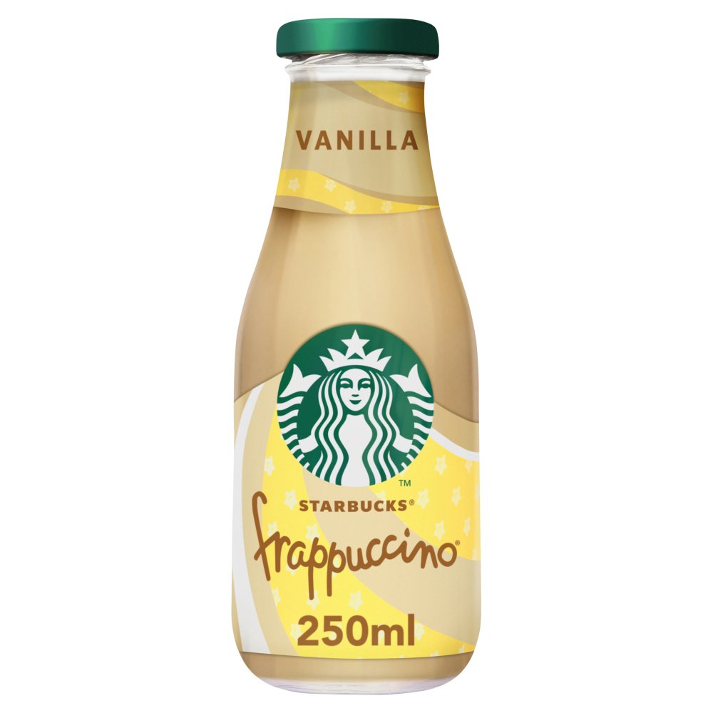 Starbucks Frappuccino Vanilla Flavoured Iced Coffee 250ml (Case of 8)
