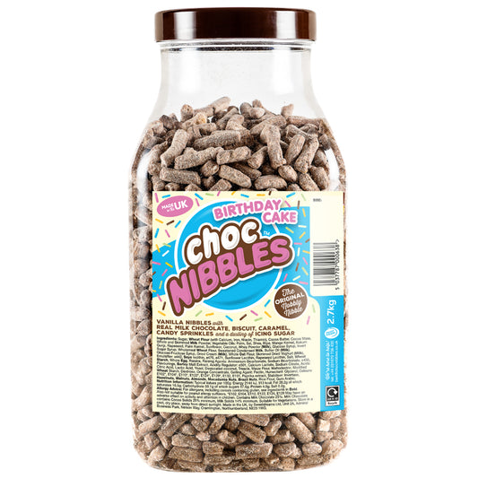 Sweet Dreams Birthday Cake Choc Nibbles Jar 2.7kg