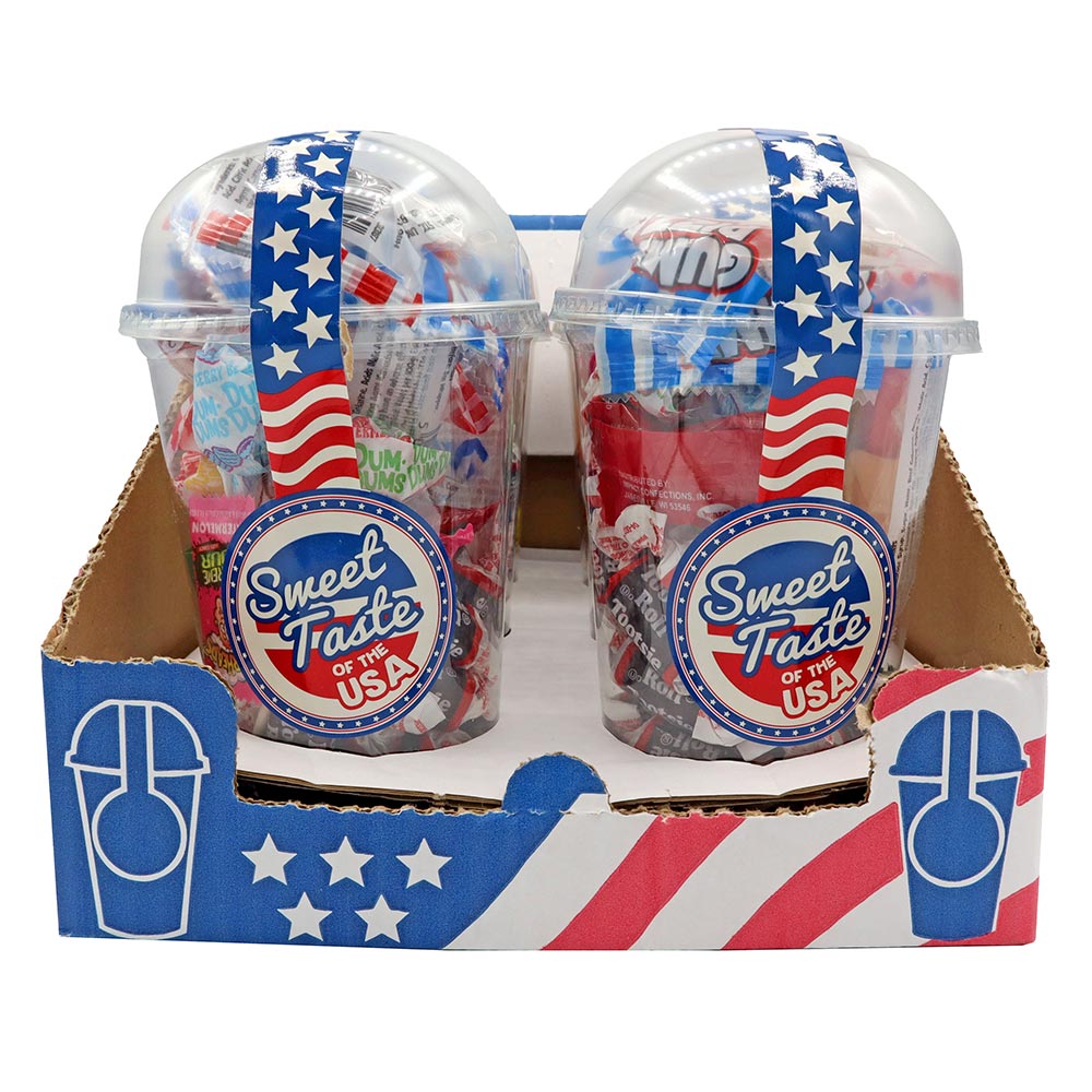 Sweet Taste Of The USA Candy Cup 200g (6 Cups)