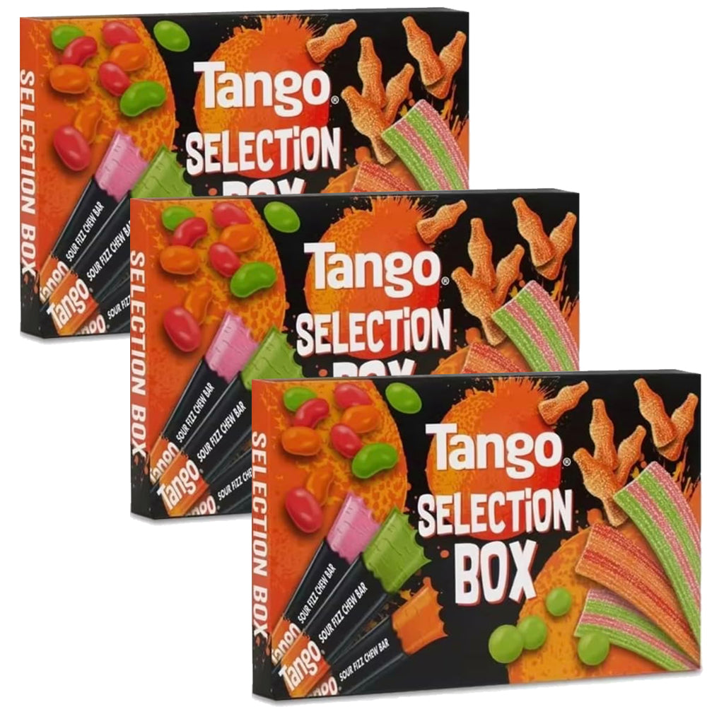 Tango Selection Box 3 x 138g – Halal & Vegan Sour Candy Mix