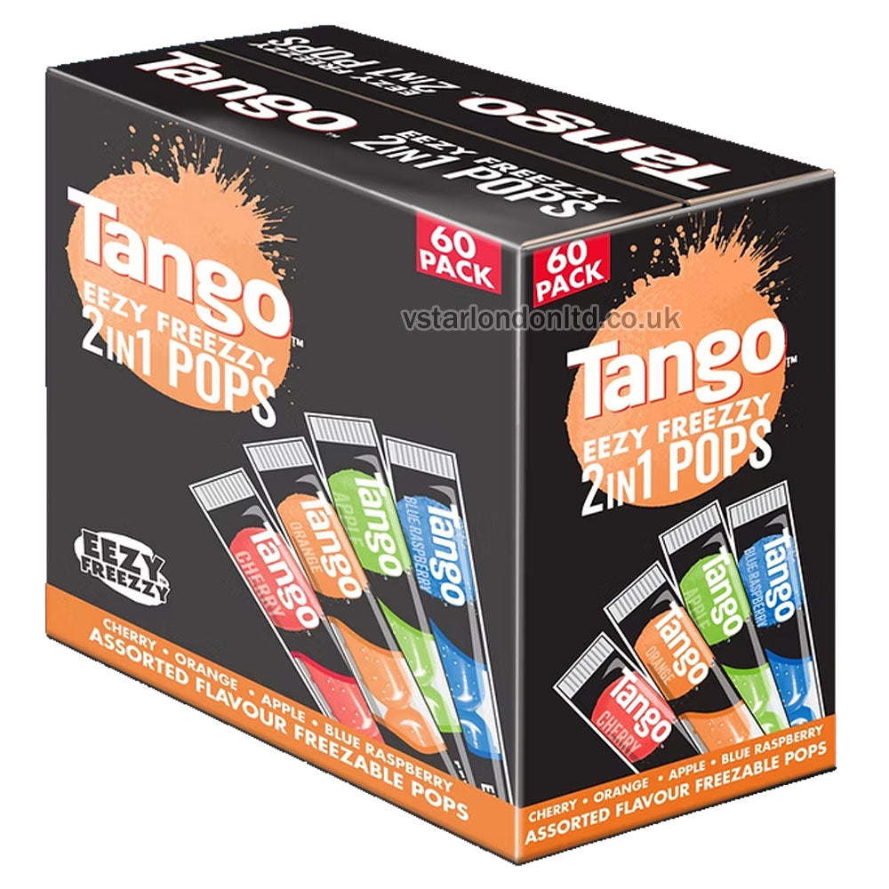 Tango Eezy Freezzy 2-in-1 Ice Pops – 60 Pack (75ml Each)