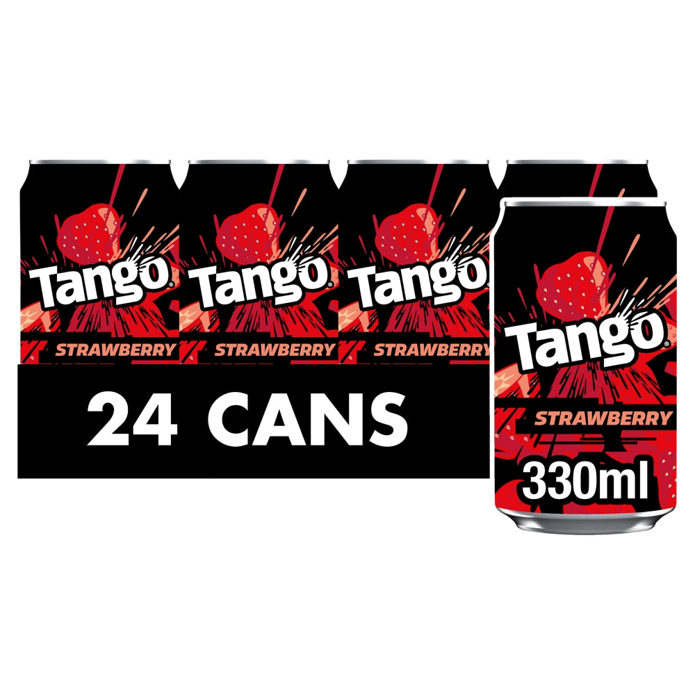 Tango Strawberry 330ml Cans – 12 & 24 Pack