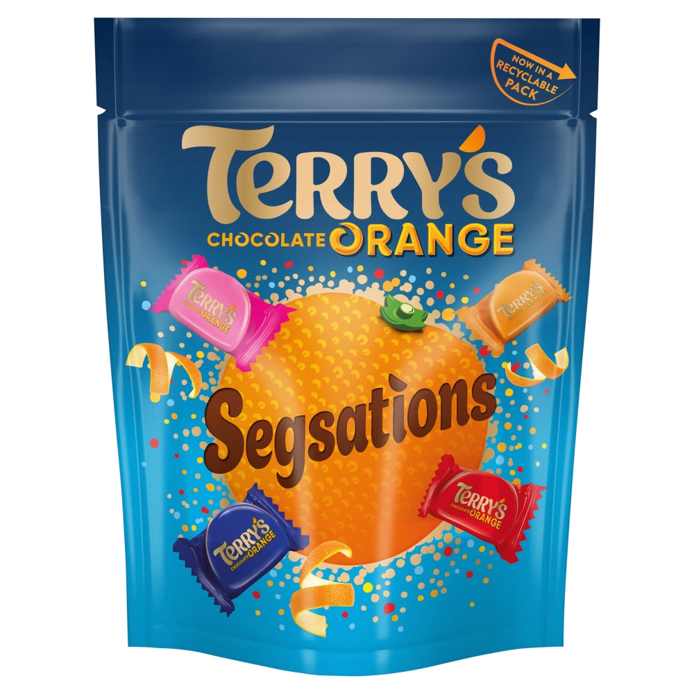 Terry's Chocolate Orange Segsations Pouch 300g – Assorted Flavours