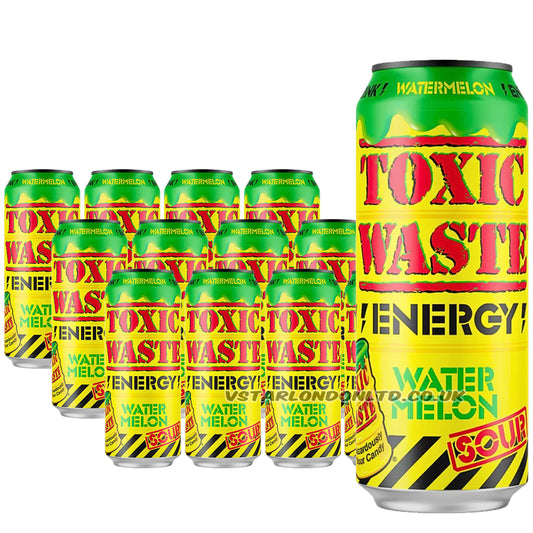 Toxic Waste Sour Watermelon Energy Drink 12 x 500ml