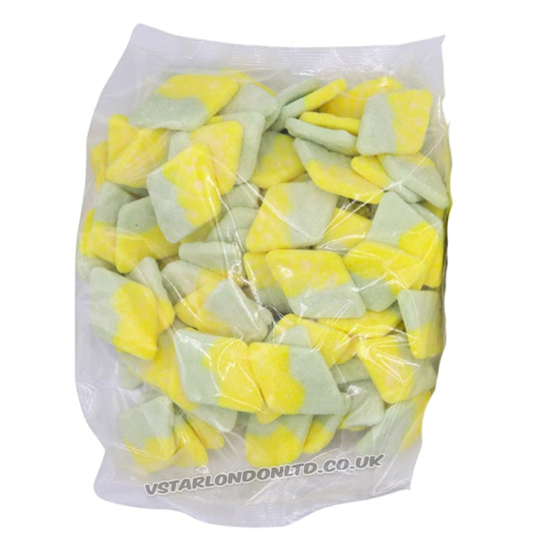 BUBS Sour Foam Romb Tutti Frutti Vegan Foam Sweets 1kg - 5kg Pick Mix Bag
