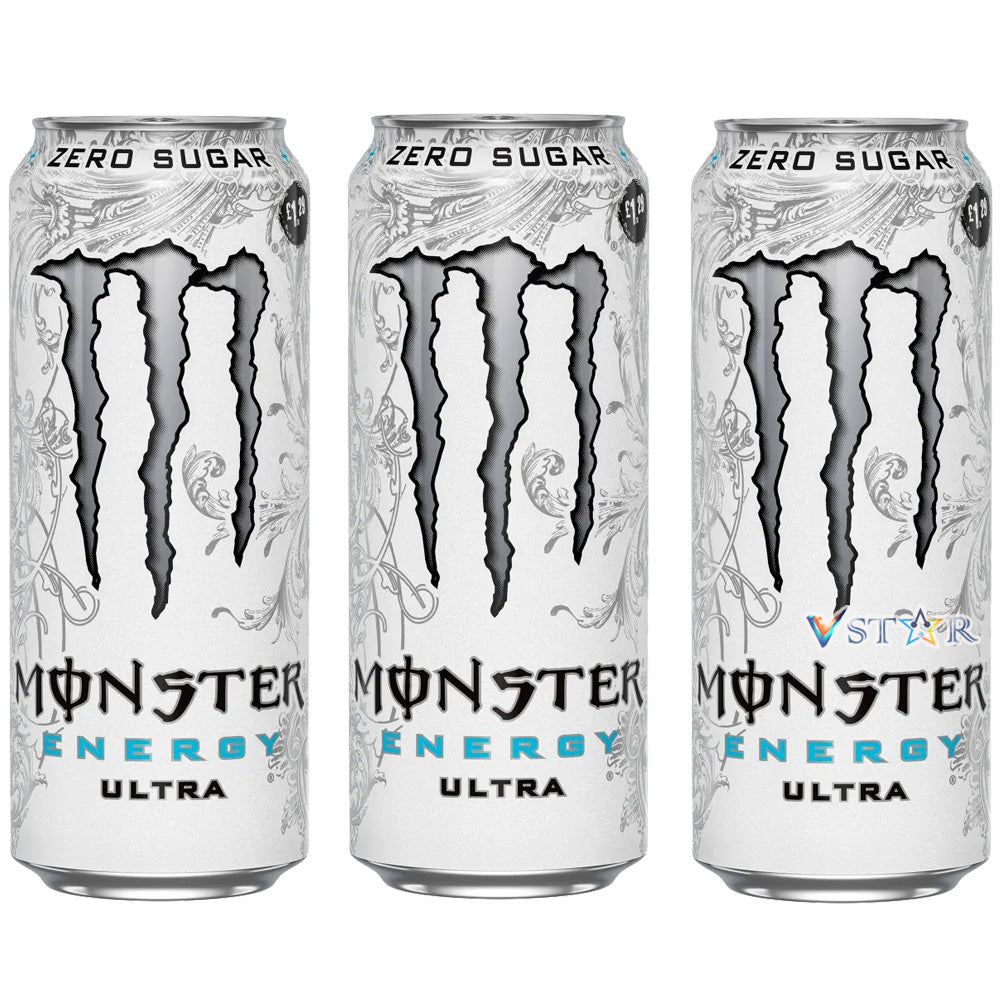 Monster Energy Drink Variety Pack Flavors 3 x 500ml Cans