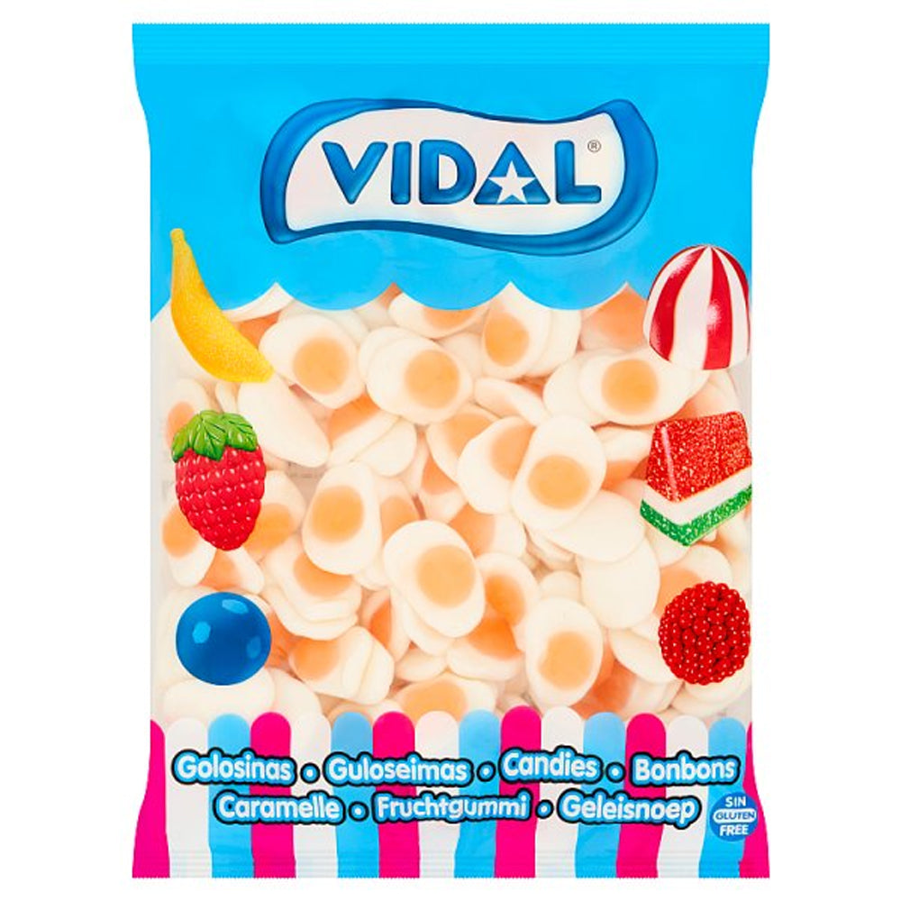 Vidal Fried Eggs Fruit Flavour Candy 1kg