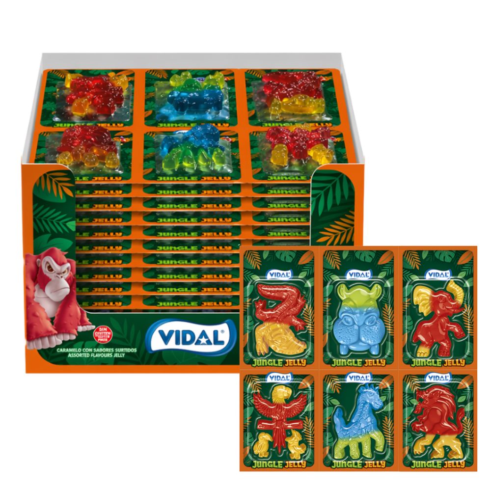 Vidal Jungle Jelly 66g (Pack of 11)