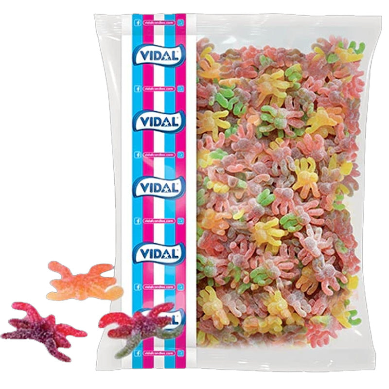 Vidal Sour Spiders – Fizzy Fruit Flavour Halloween Jelly Sweets (1kg – 5kg)
