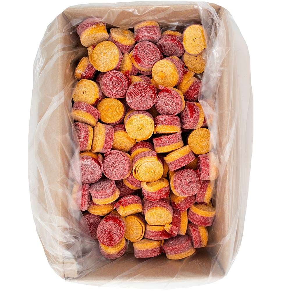 Vidal Strawberry & Lemon Candy Belts (1kg–3kg) Sour Sugar Jelly Strips