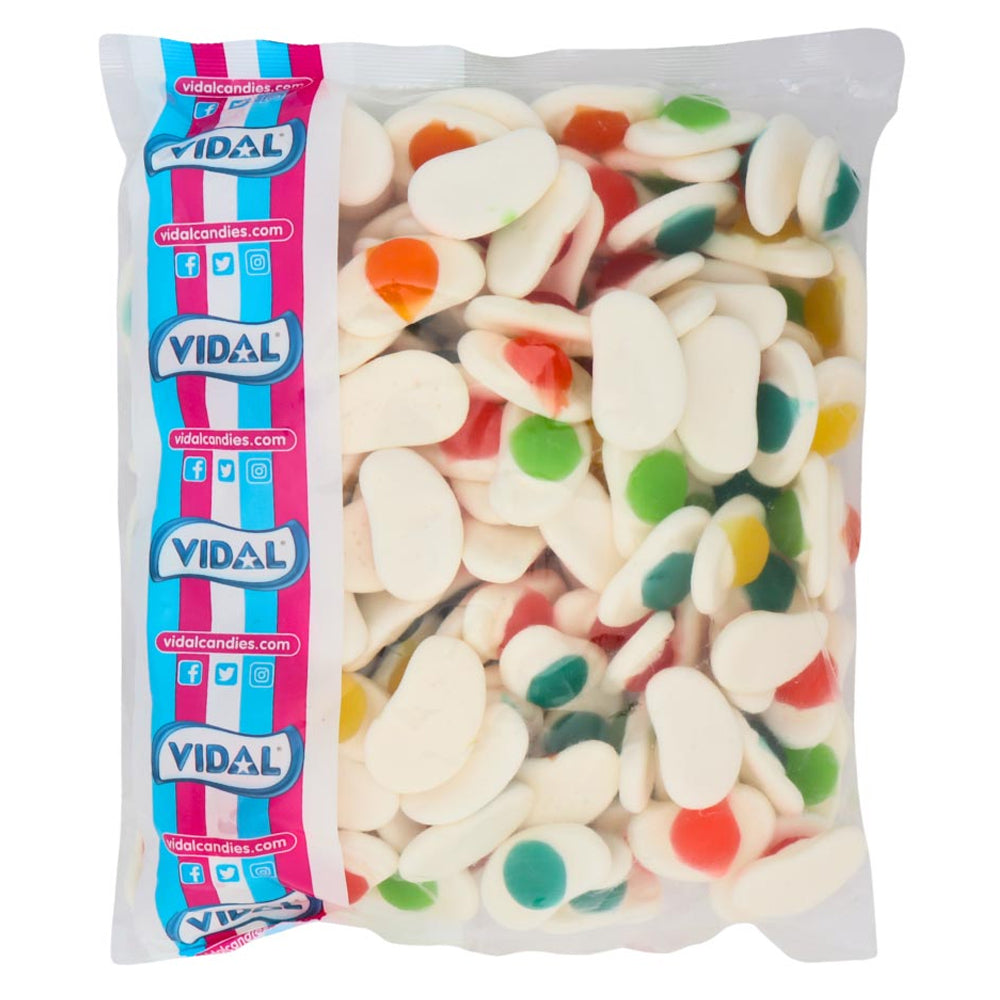 Vidal Multicoloured Tongue Painting Fried Eggs Jelly Sweets 1kg