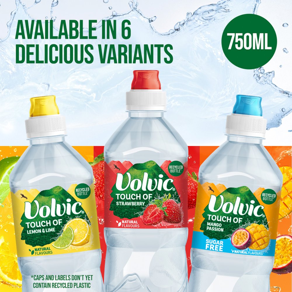 Volvic Touch of Fruit Mango & Passionfruit 750ml (Case of 6)