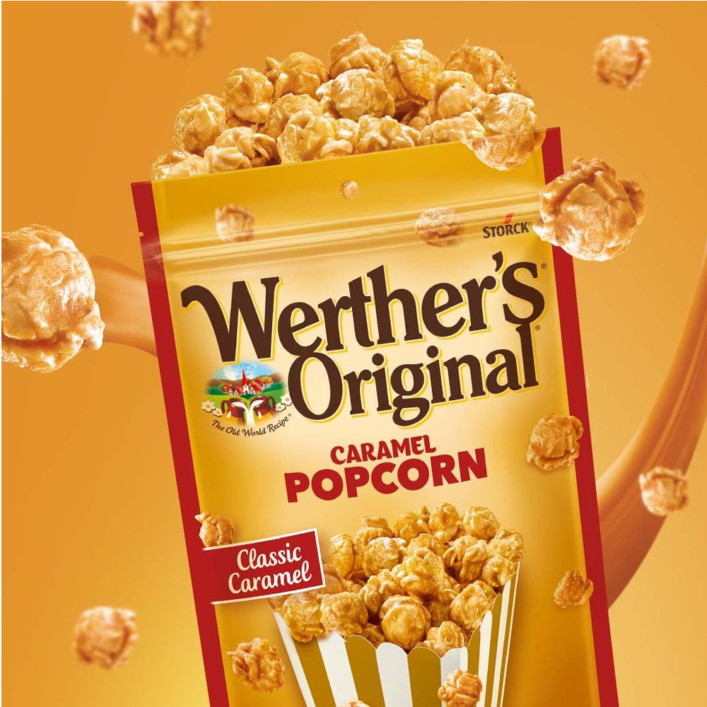 Werther's Original Caramel Popcorn Classic 140g (Pack of 6)