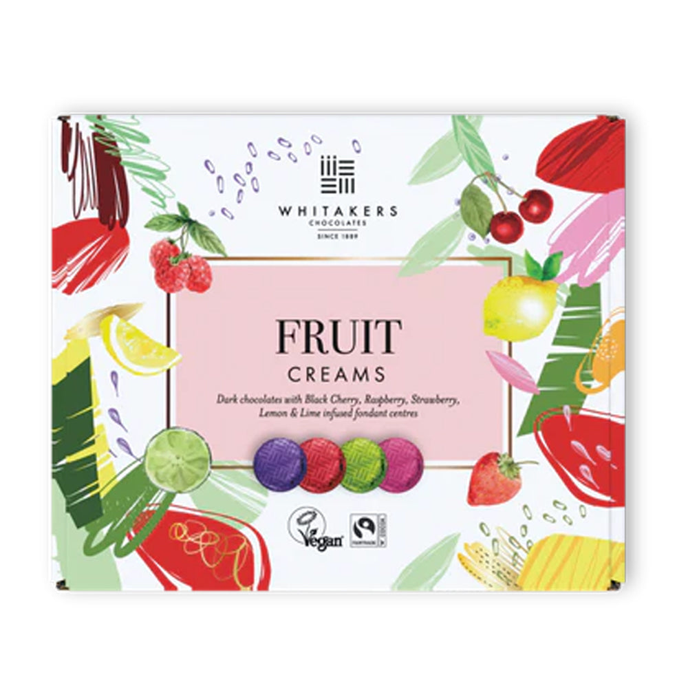 Whitakers Dark Chocolate Fruit Fondant Creams 200g