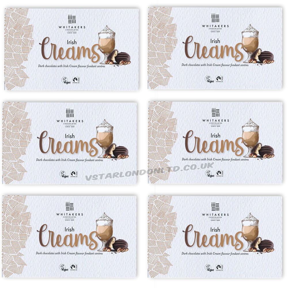 Whitakers Irish Cream Chocolates 6 x 150g