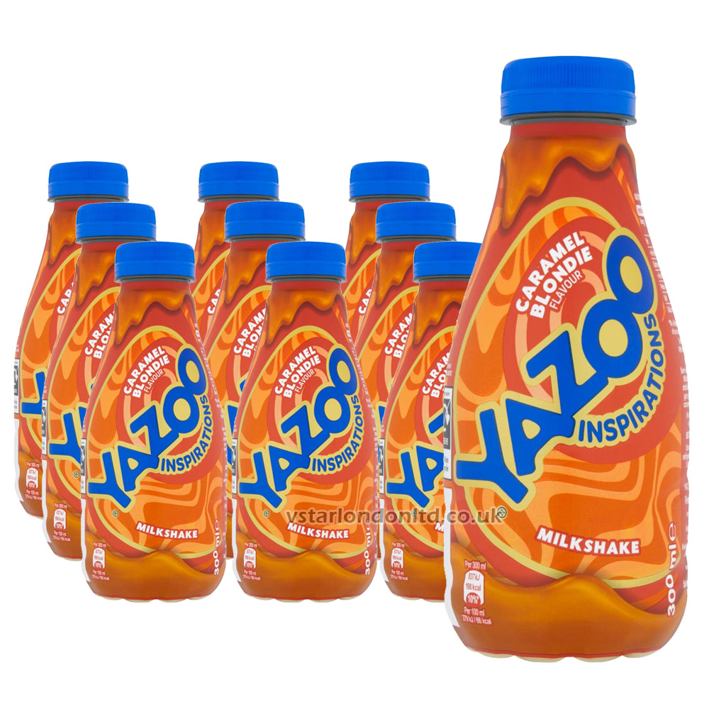 YAZOO Inspirations Caramel Blondie Flavour Milkshake 300ml (6 & 12 Bottles)
