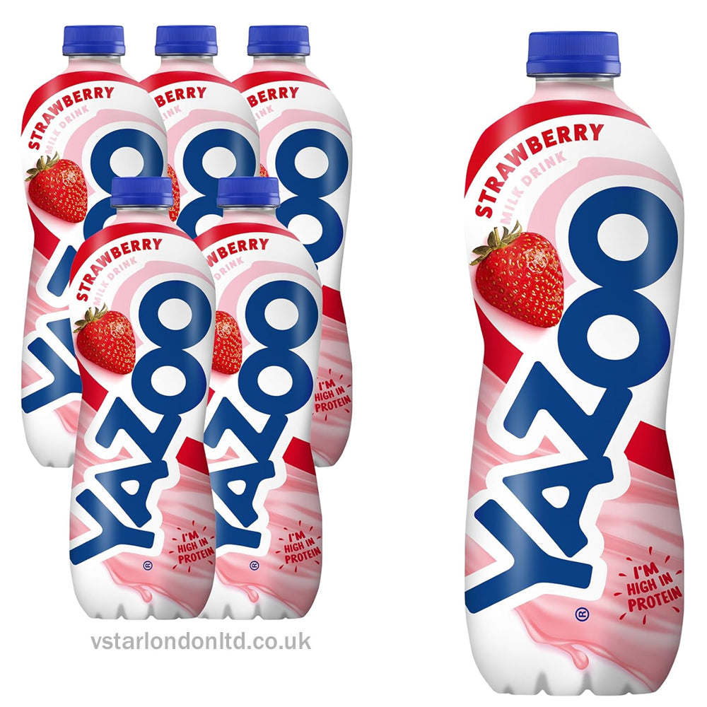 Yazoo Strawberry Milk Drink 1L(6 bottles)
