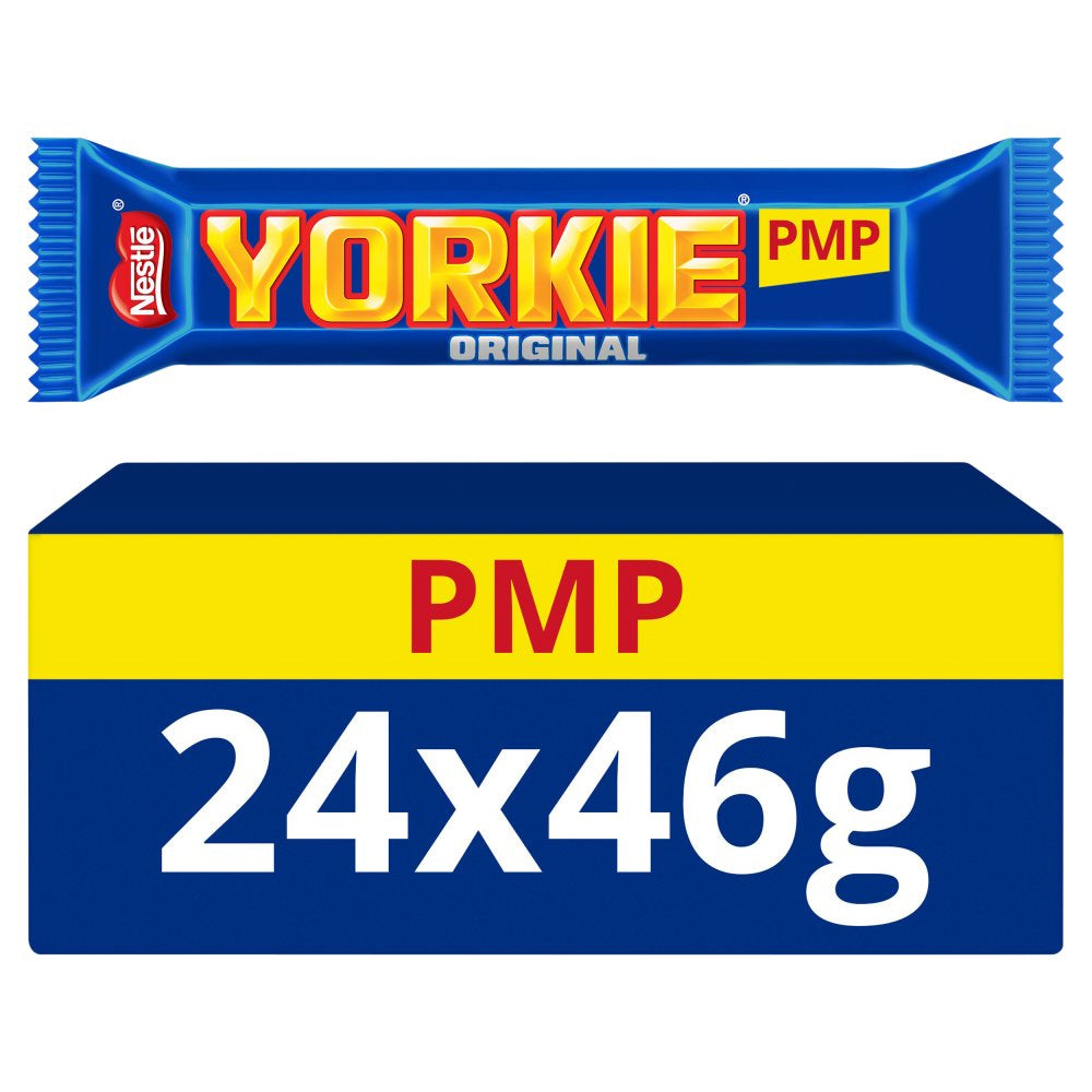 Yorkie Milk Chocolate Bar 24 x 46g PMP 89p