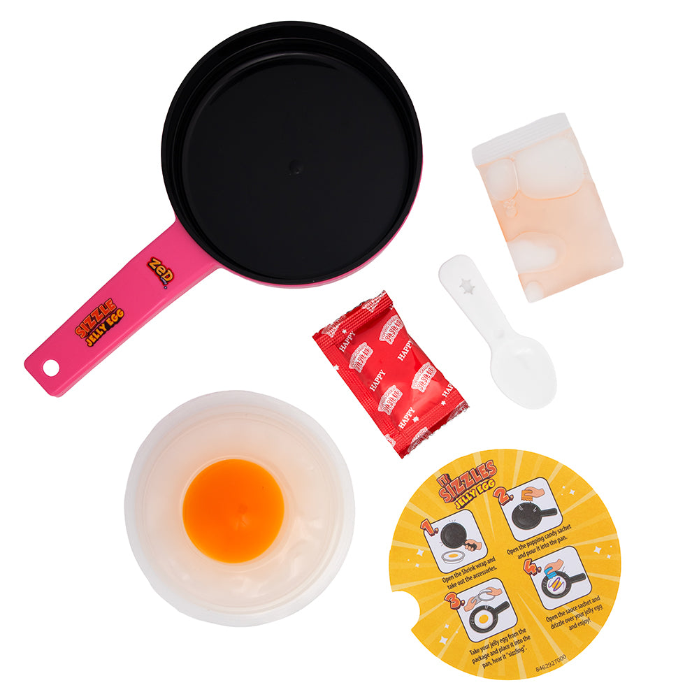 Zed Candy It Sizzles Jelly Egg 75g (Box of 10)