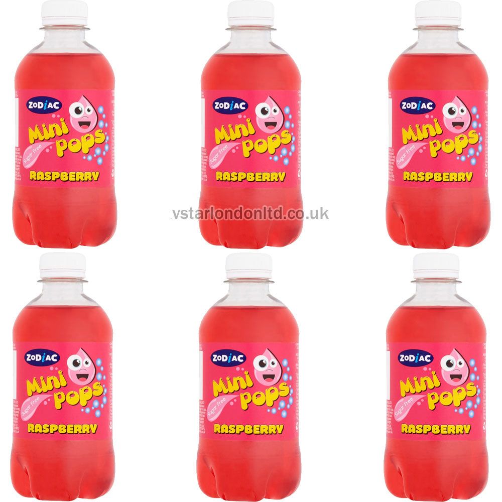 Zodiac Mini Pops 330ml Fizzy Drink – 6 Pack (Multiple Flavours Available)