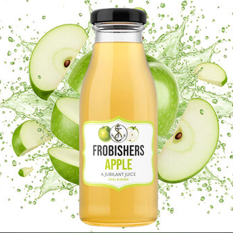 Frobishers Apple a Jubilant Juice 250ml Rosy Apple Juice Not From Concentrate (12 Glass Bottles)