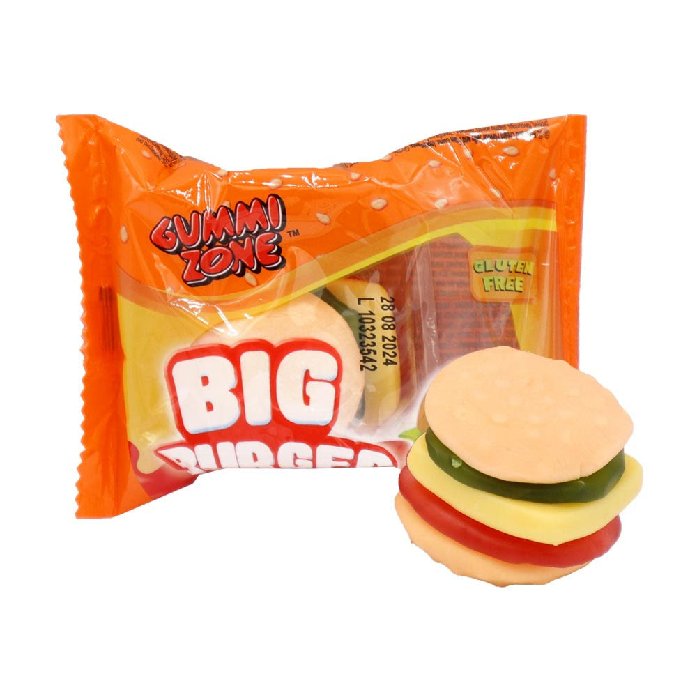 Bip Candy Big Burger Gummy Sweet 28g – Box of 18