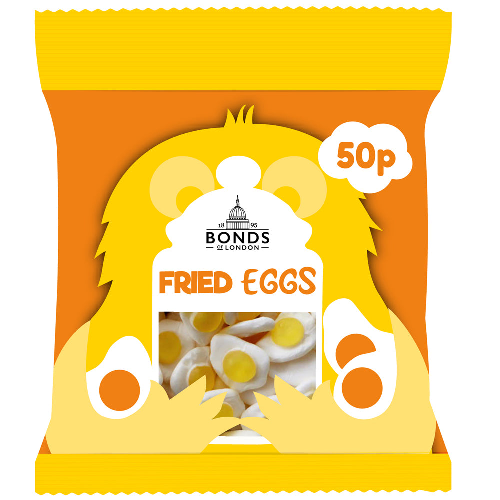 Bonds Fried Eggs Treat Bags 50g (Pack of 20 Bags)