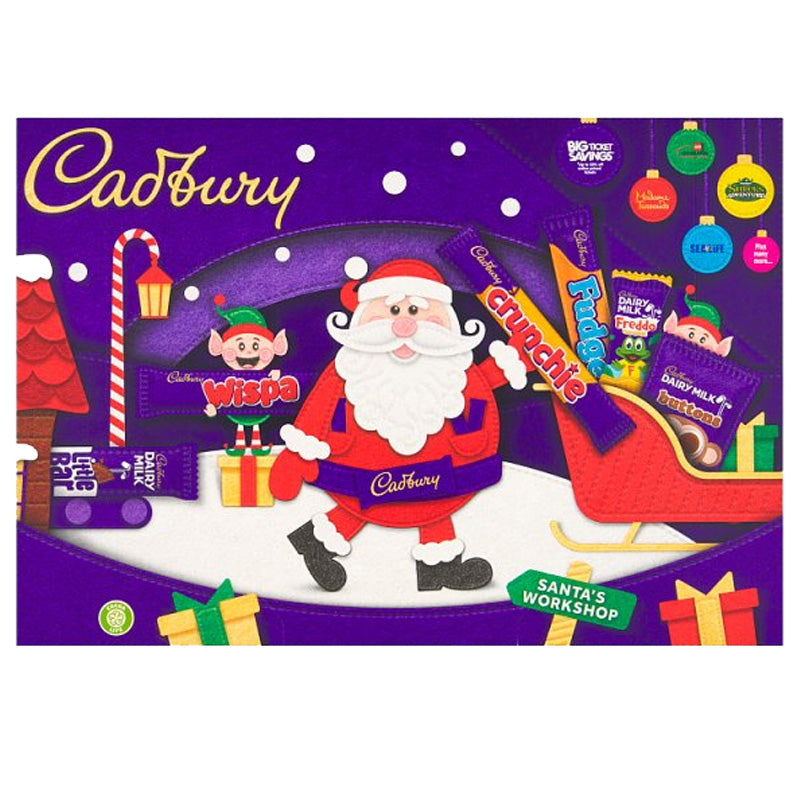 Cadbury Christmas Chocolate Selection Box 125g (5 & 10 Boxes) Festive Gift