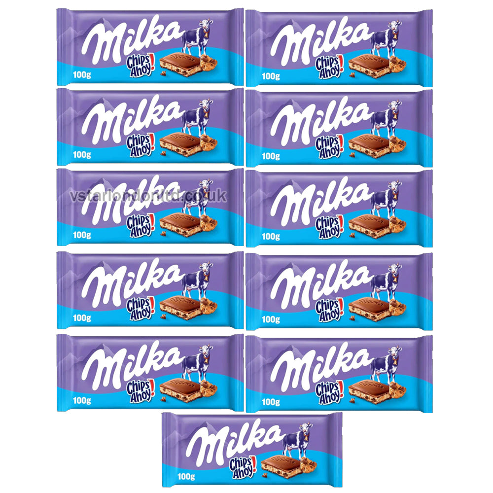 Variety of Milka Chocolate Collections