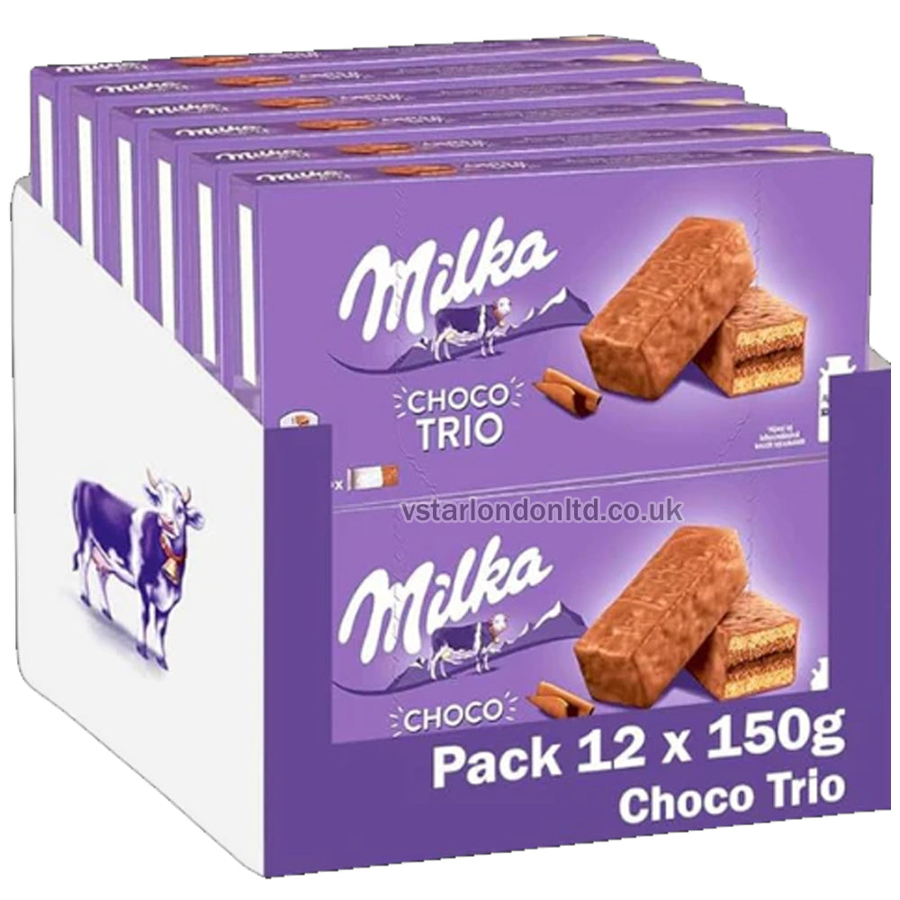 Milka Choco Trio 150g(Pack of 12)