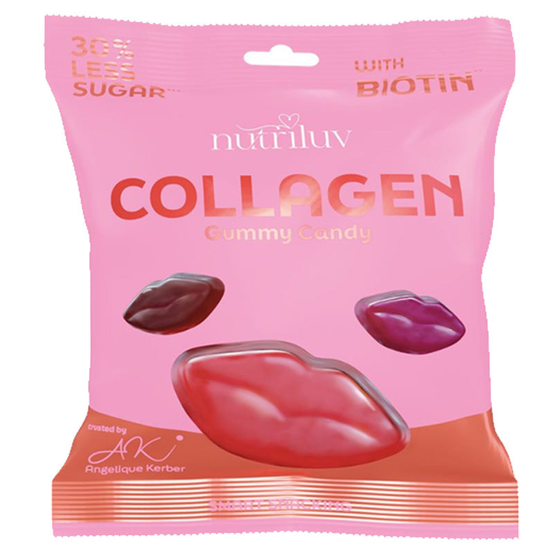 Nutriluv Bett'r Snacks Collagen Gummy Candy 75g (Box of 10 Bags)