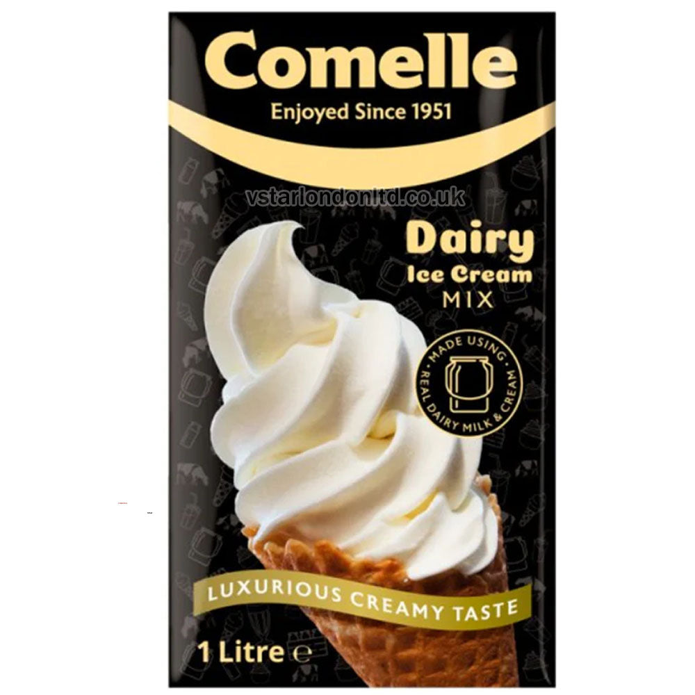 Comelle Dairy Ice Cream Mix 1 Litre(Case of 12)