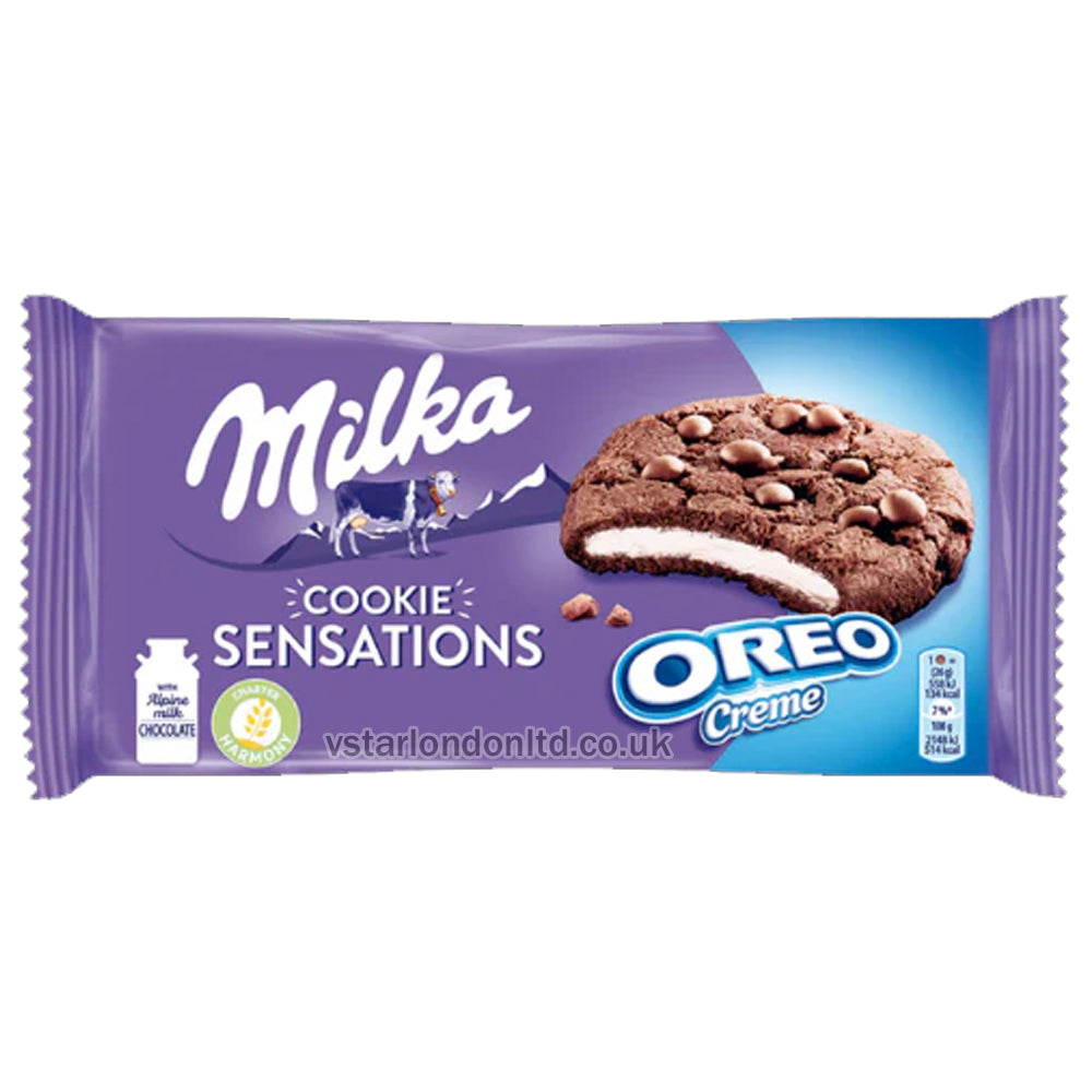 Milka Oreo cookie Sensations 156g(Pack of 12)