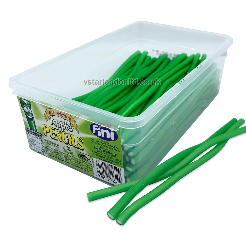 Fini Original Pencils Candy Tub(1 Kg) – Assorted Flavours