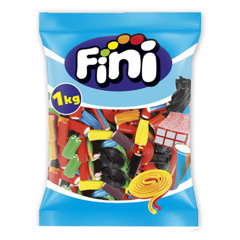 Fini Wonder Liquorice Mix 1kg – Mixed Colourful Liquorice Sweets