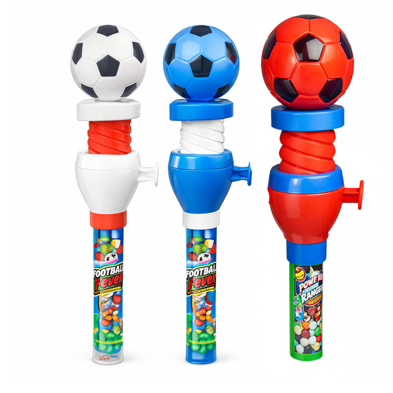Rose Candy Football Fever Fruit Candy Toy Football Themed Fruity Sweets (18 Count )