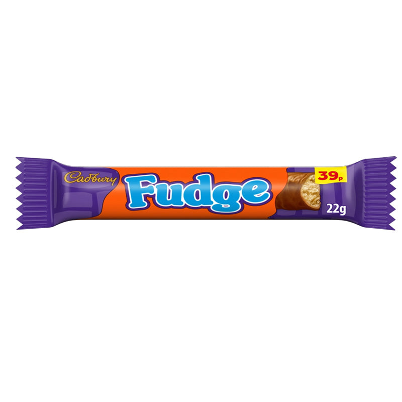 Cadbury Fudge Chocolate Bar 22g PMP (Box of 60)