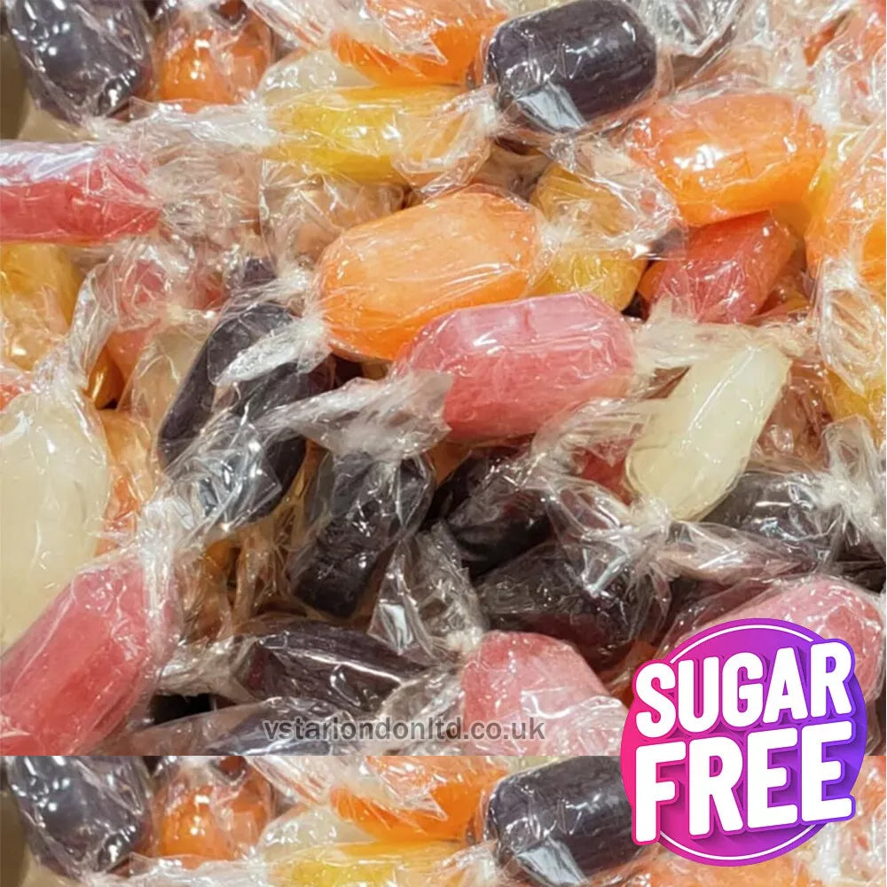 SUGAR FREE Hard Boiled Sweets- Pick and Mix Quality Wrapped Sweets Bag