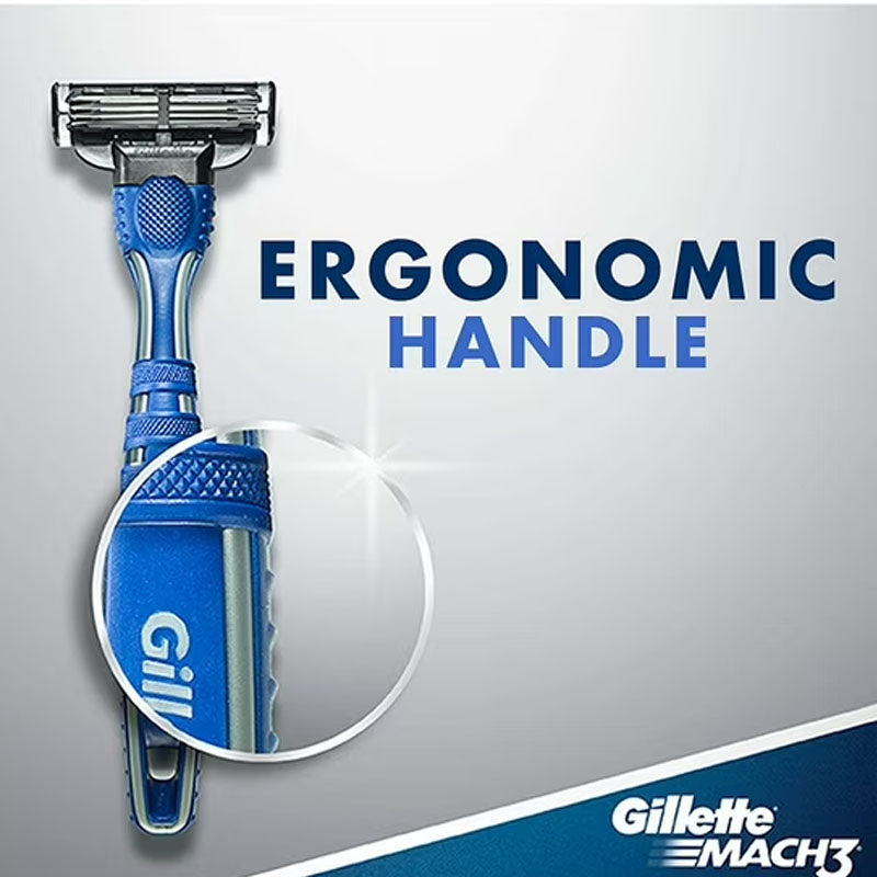 Gillette Mach3 Disposable Razors 3 Pack | Men's Triple Blade Shaving Razors