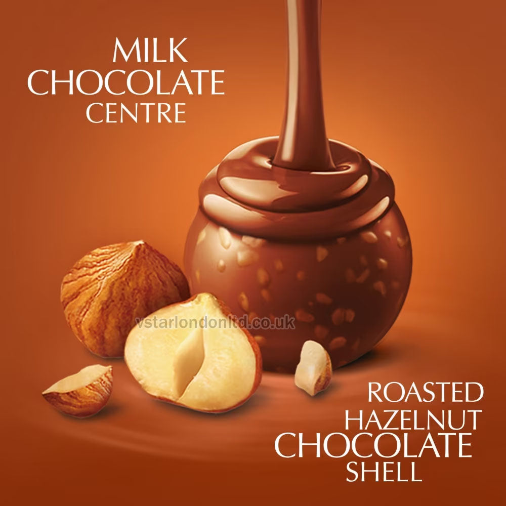 Lindt Lindor Hazelnut Truffles Chocolate Truffles 200g (Value Packs)