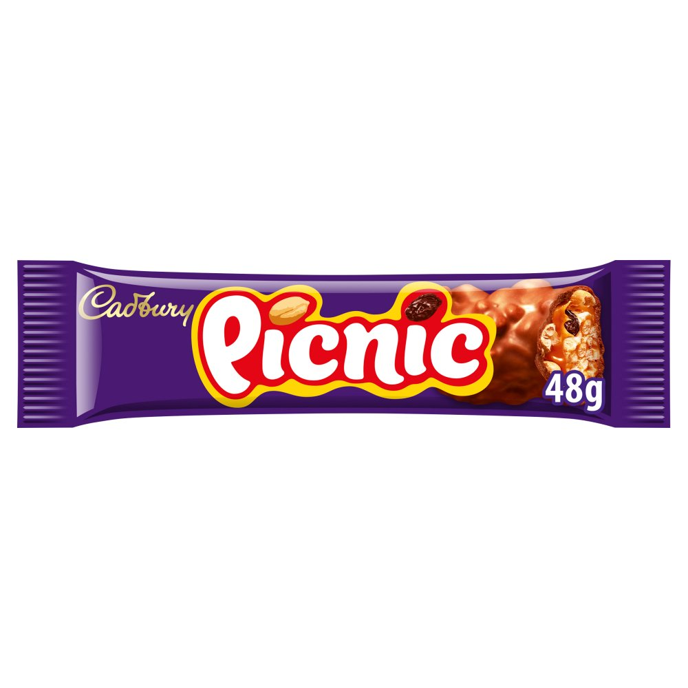 Cadbury Picnic Chocolate Bar 48.4g (Box of 36)
