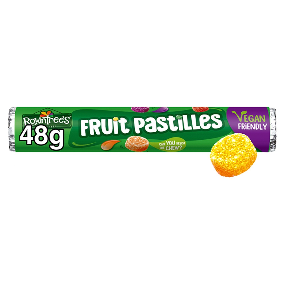 Rowntree's Fruit Pastilles Sweets Tube 48g (Box of 32)