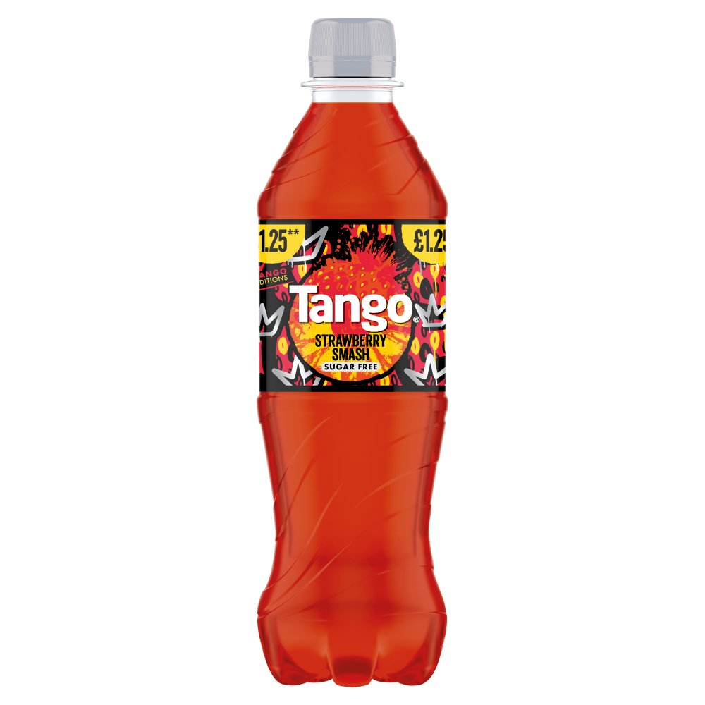 Tango Strawberry Smash Sugar Free PMP Bottle 500ml (Case of 12)