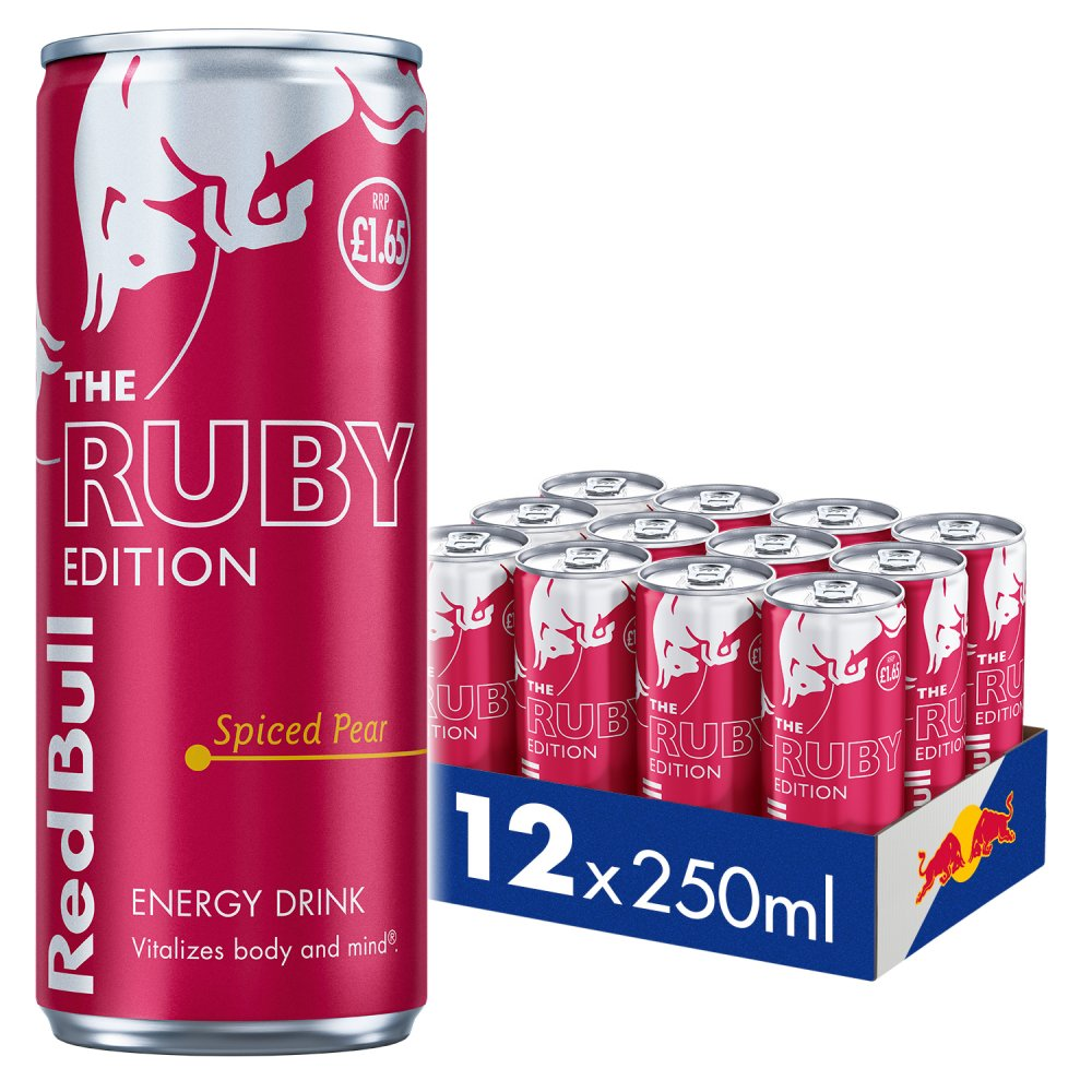 Red Bull 2025 Energy Drink Ruby Edition 250ml (Case of 12)