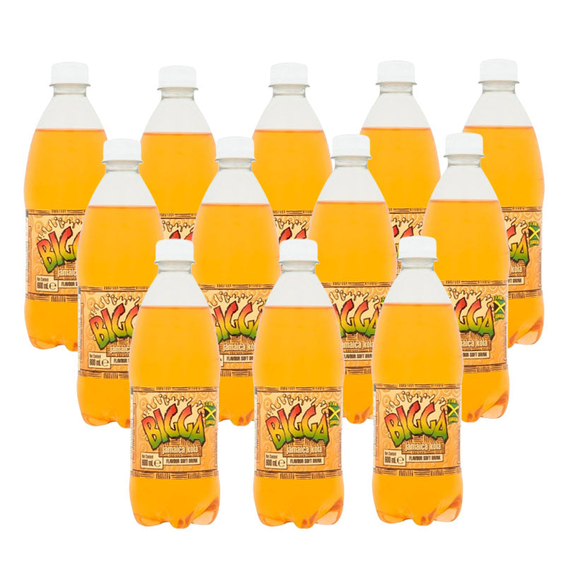 Bigga Jamaica Kola Flavour Soft Drink 600ml (Box of 6 & 12 Bottles)