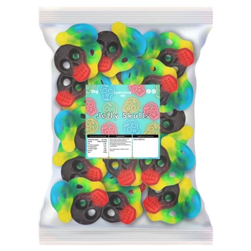 Candycrave Jelly Skulls Fruity Jelly Sweets (1kg – 3kg)