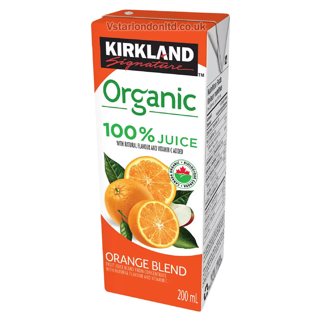 Kirkland Signature Organic Juice Boxes – 40 Pack (200ml Each)