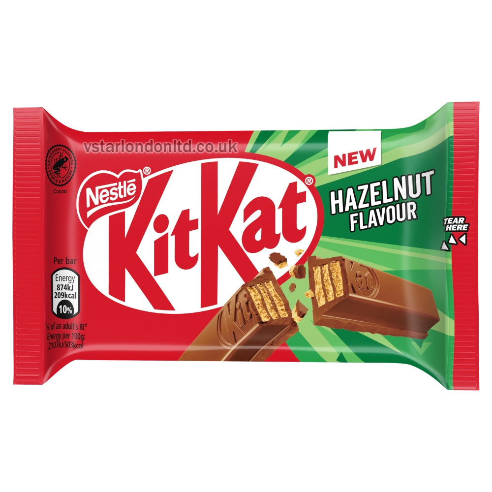 KitKat 4 Finger Hazelnut Chocolate Bar(41.5gx24)