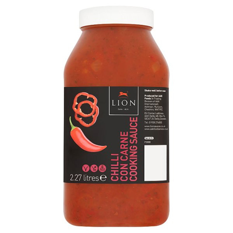 Lion Chilli Con Carne Cooking Sauce 2.27L | Vegan Vegetarian Gluten Free