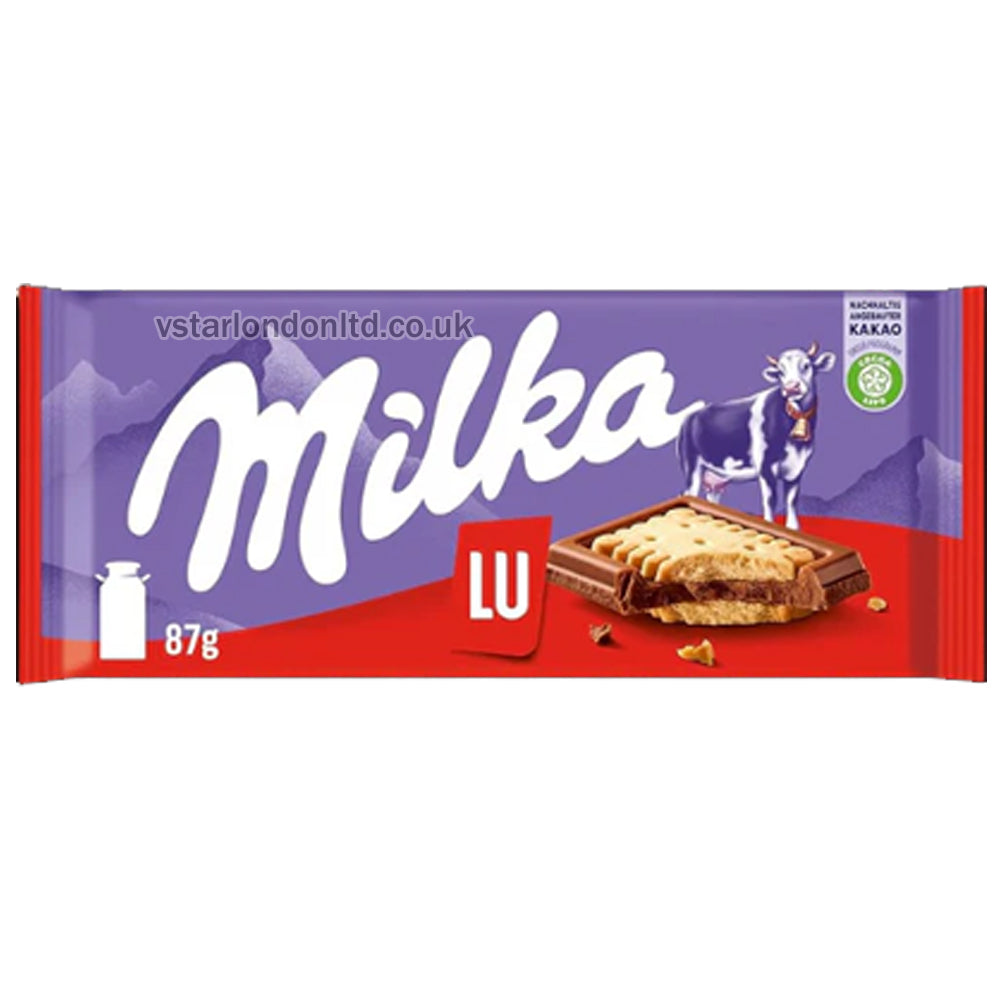 Milka Lu Chocolate 87g(Pack of 18)